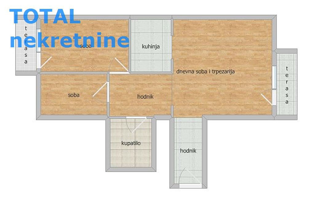 Capture Trosoban stan na prodaju, Petrovaradin, Novi Sad, 65m², 140.000 €