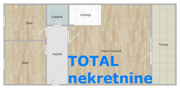 Trosoban stan na prodaju, Petrovaradin, Novi Sad, 80m², 133.900 €