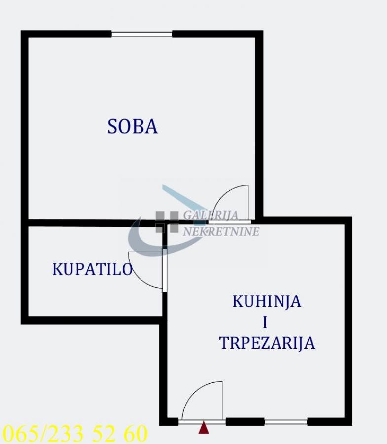 Jednosoban stan na prodaju, Vračar, Beograd, 36m², 139.900 €