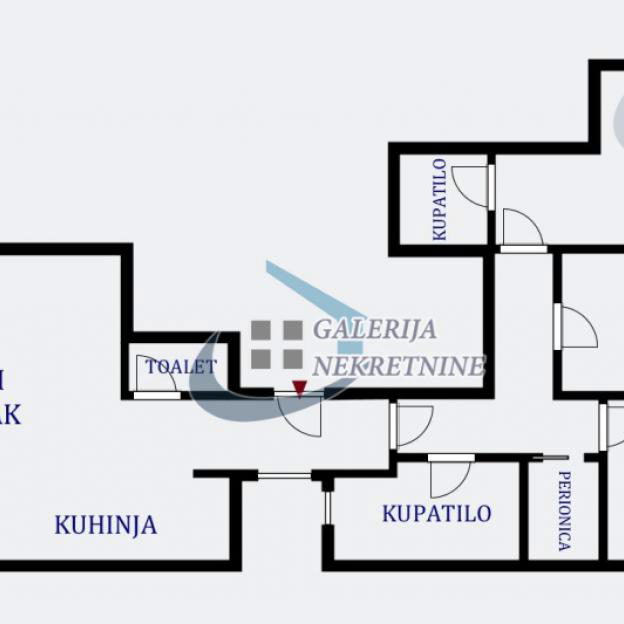 Četvorosoban stan na prodaju, Kalenić Pijaca, Beograd, 115m², 950.000 €