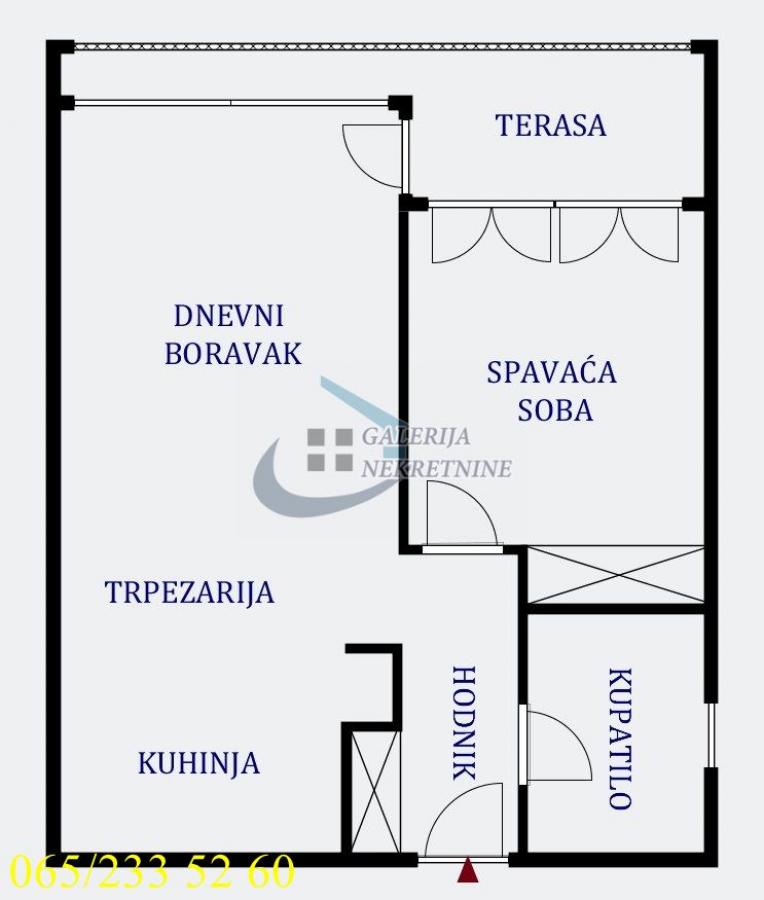 Dvosoban stan na prodaju, Knez Mihailova, Beograd, 62m², 389.000 €