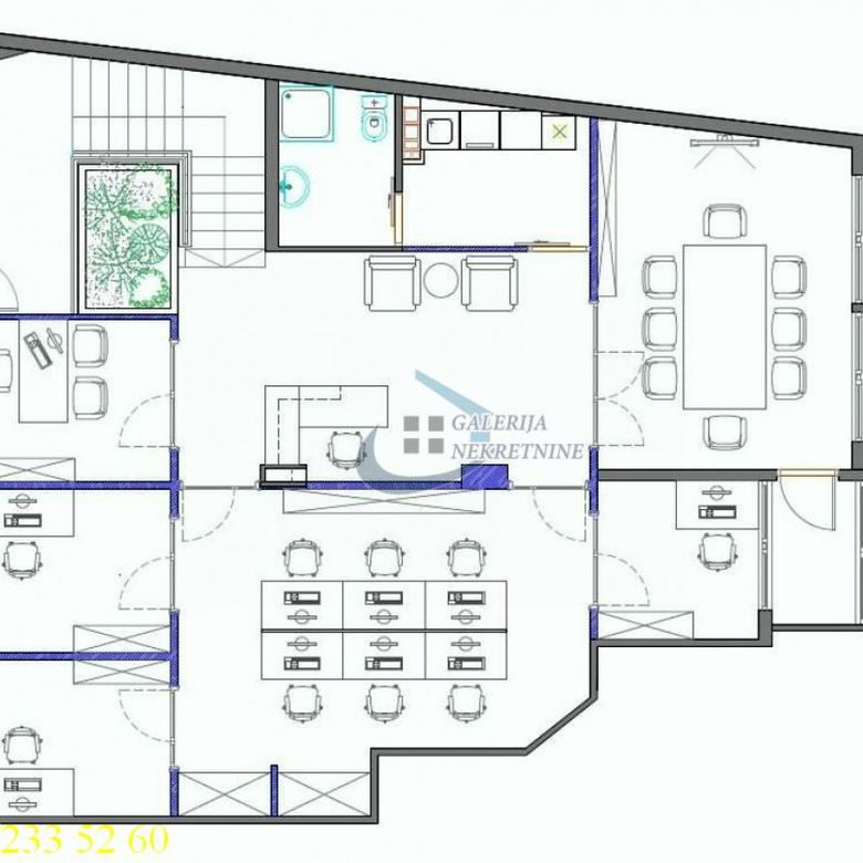 Lokal na prodaju, Vračar, Beograd, 129m², 471.000 €