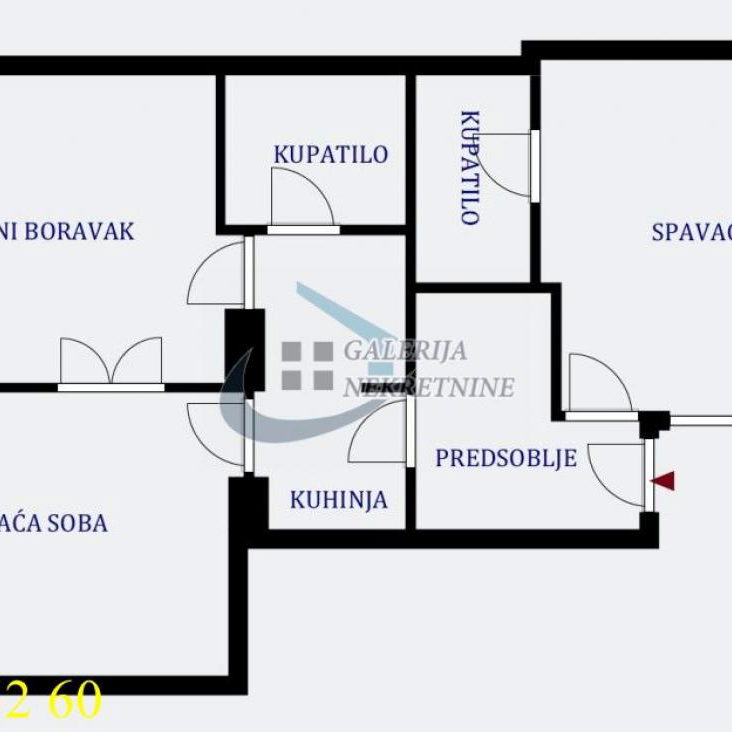 Trosoban stan na prodaju, Knez Mihailova, Beograd, 73m², 4. sprat, 389.000 €