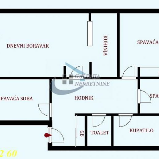 Četvorosoban stan na prodaju, Centar, Beograd, 86m², 299.000 €