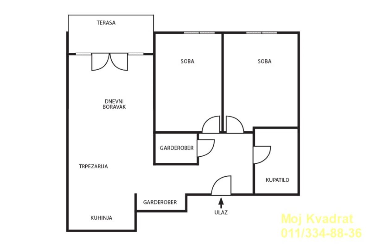 actionimagesite31agencykvadratimg082mizi072-19 Trosoban stan na prodaju, Višnjička Banja, Beograd, 67m², 265.000 €