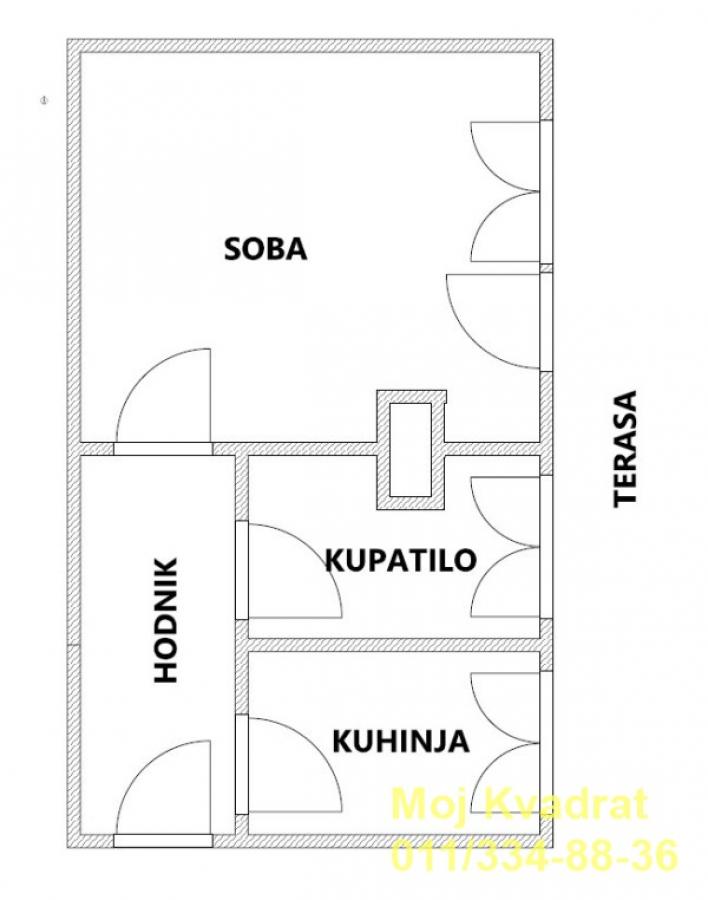 actionimagesite31agencykvadratimg3nijith7nr-9 Jednosoban stan na prodaju, Blok 21, Beograd, 29m², 5. sprat, 155.000 €