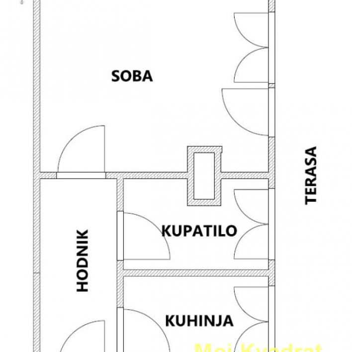 Jednosoban stan na prodaju, Blok 21, Beograd, 29m², 5. sprat, 155.000 €