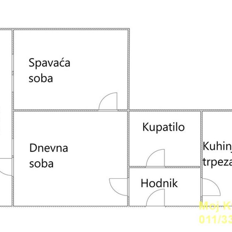 Dvosoban stan na prodaju, Centar, Beograd, 50m², 169.000 €