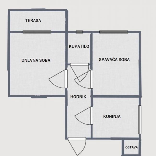 Dvosoban stan na prodaju, Crveni Krst, Beograd, 50m², 190.000 €