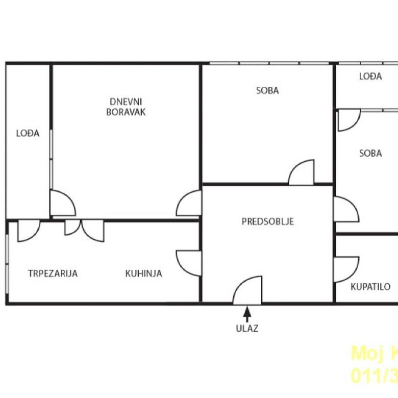 Dvoiposoban stan na prodaju, Konjarnik, Beograd, 73m², 189.000 €