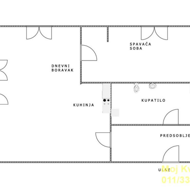 Jednosoban stan na prodaju, Višnjička Banja, Beograd, 30m², 109.900 €