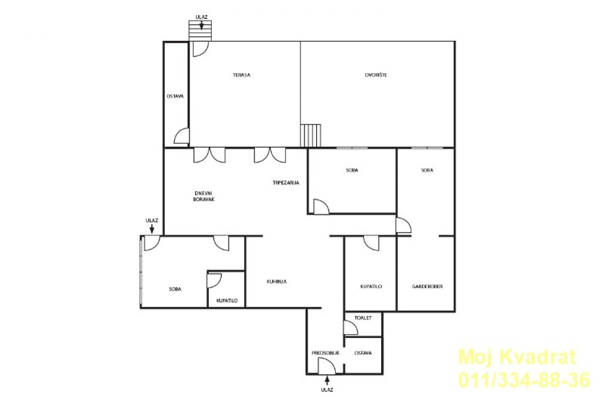 Četvorosoban stan na prodaju, Mirijevo, Beograd, 160m², 370.000 €