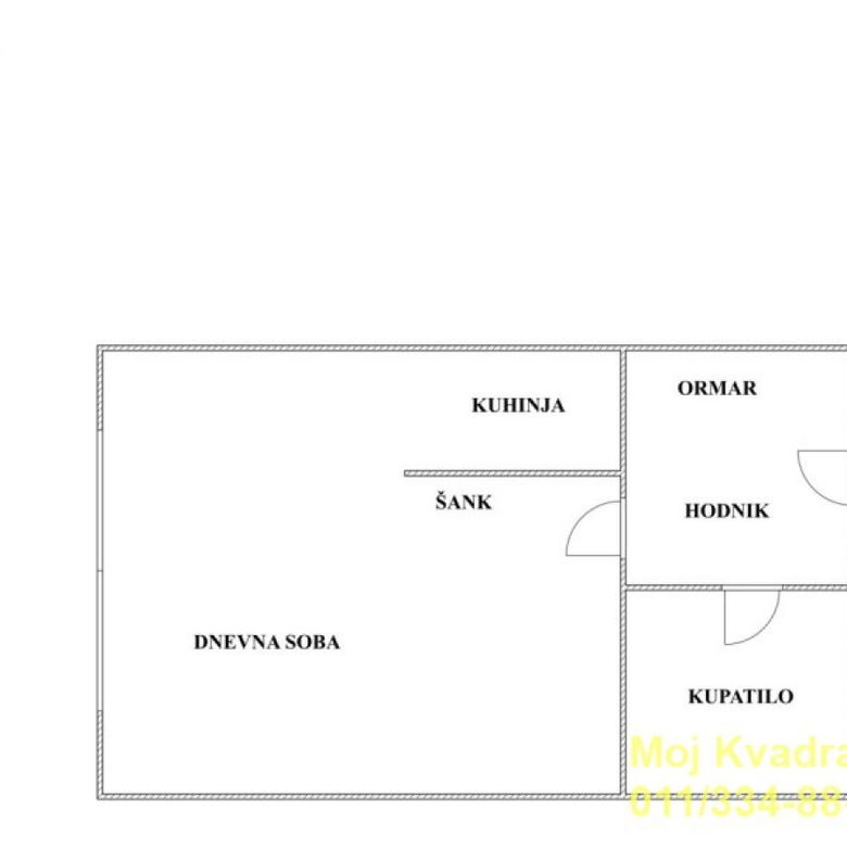 Garsonjera na prodaju, Blok 11c – Stari Merkator, Beograd, 21m², 114.000 €