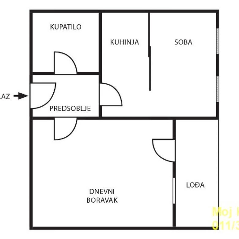 Jednoiposoban stan na prodaju, Blok 67 – Belville, Beograd, 41m², 198.000 €