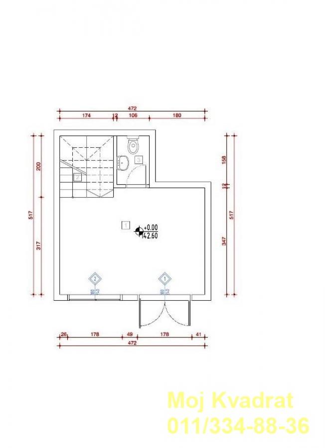 actionimagesite31agencykvadratimgn5xrsvjoby-8 Lokal na prodaju, Crveni Krst, Beograd, 47m², Prizemlje, 117.500 €