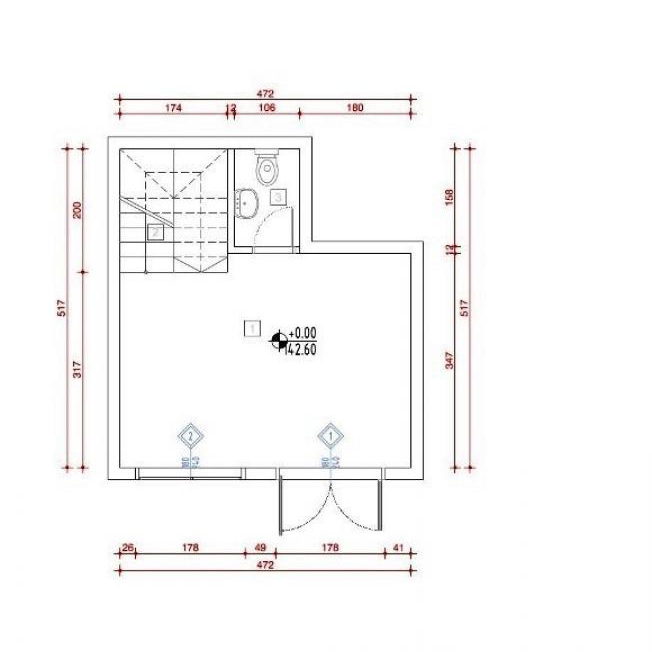 Lokal na prodaju, Crveni Krst, Beograd, 47m², Prizemlje, 117.500 €