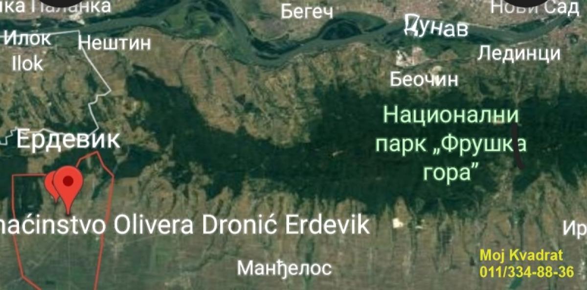 Plac na prodaju, Erdevik, Šid, 22,98 ari, 40.000 €