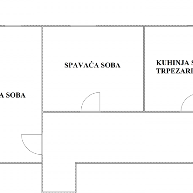 Dvosoban stan na prodaju, Blok 1 – Fontana, Beograd, 39m², 154.000 €