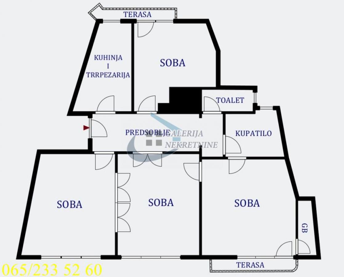 Stan Prodaja Beograd Andrićev Venac 120 m2