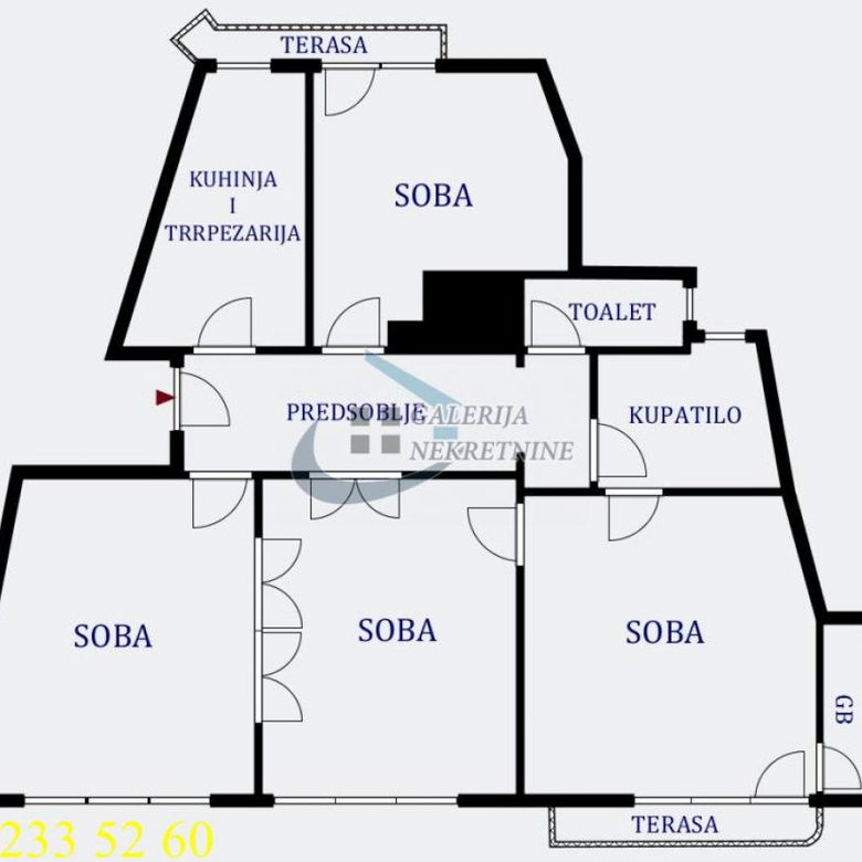 Stan Prodaja Beograd Andrićev Venac 120 m2