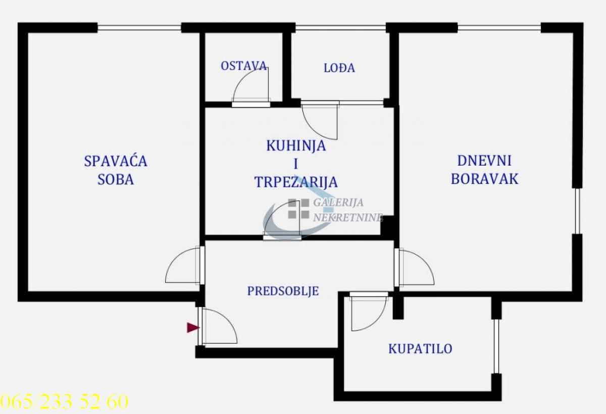 Stan Prodaja Beograd Stan Prodaja Beograd Železnik 56 m2