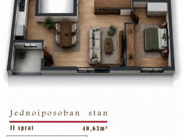 Stan Prodaja Beograd Učiteljsko Naselje 41 m2