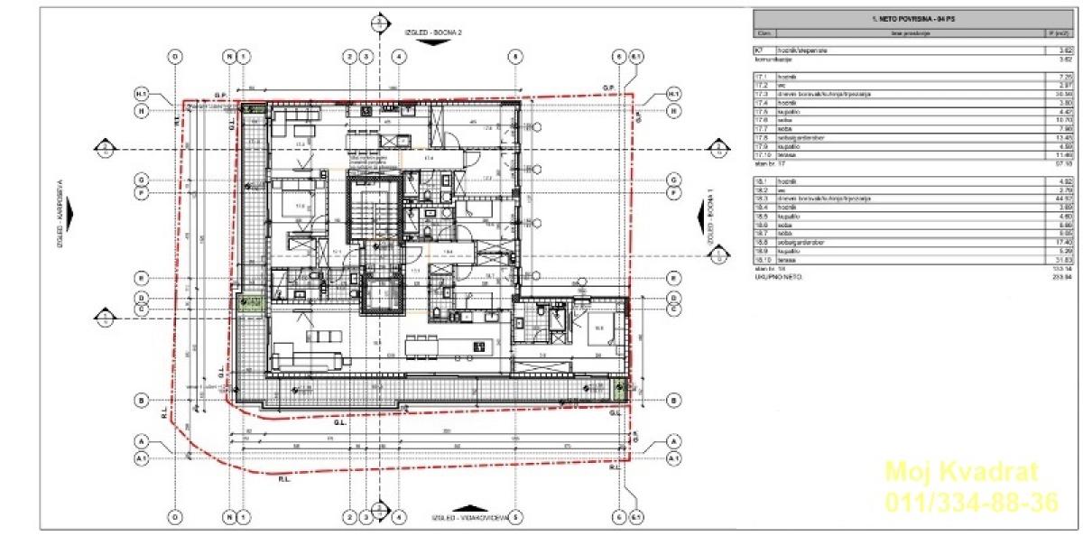 Stan Prodaja Beograd Stan Prodaja Beograd Banovo Brdo 133 m2