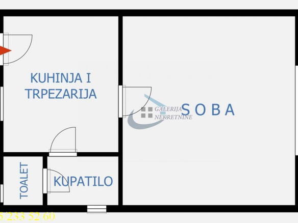 Stan Prodaja Beograd Zeleni Venac 31 m2