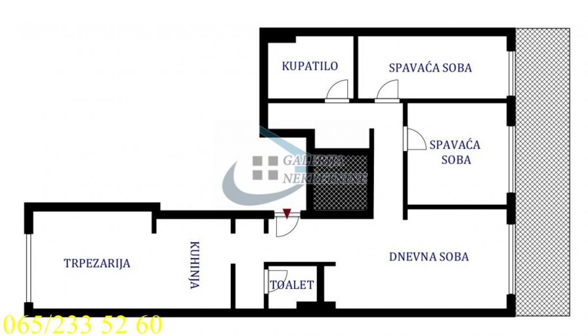 Stan Prodaja Beograd Stan Prodaja Beograd Banovo Brdo 87 m2