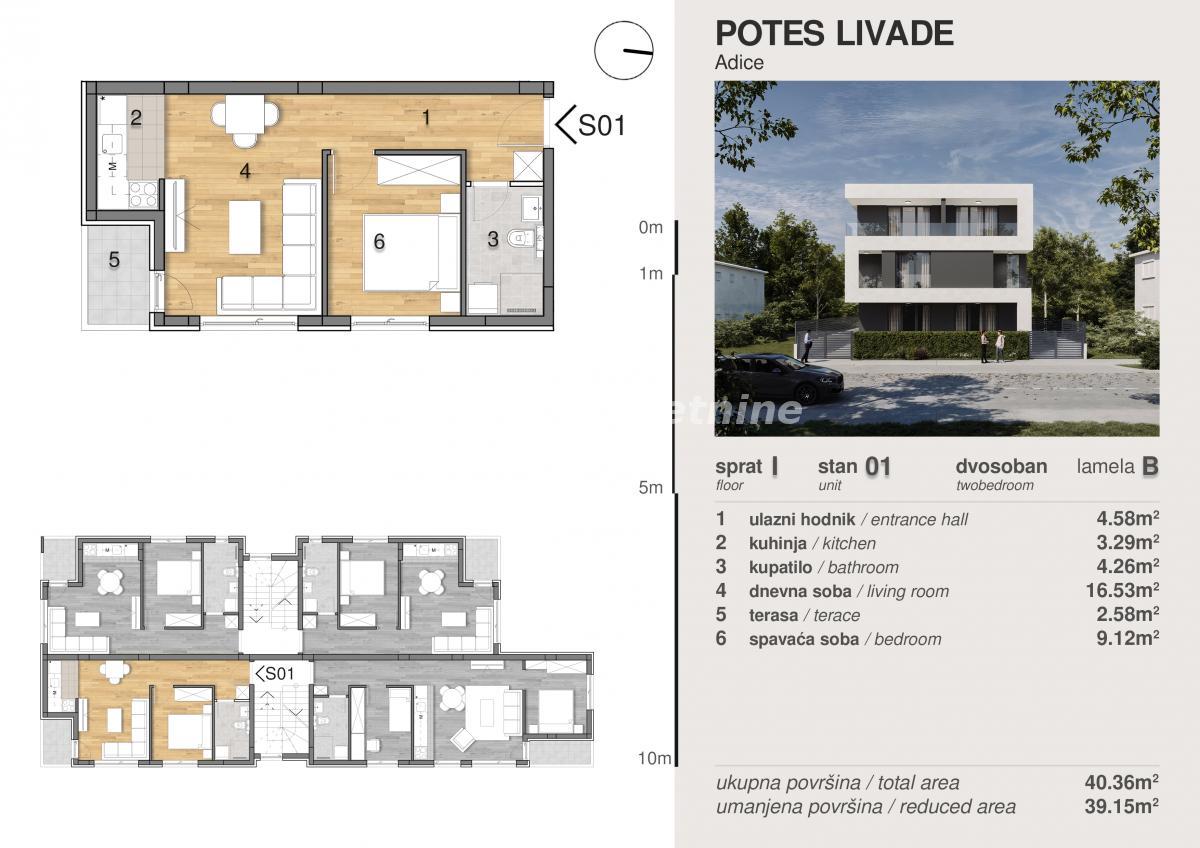 Stan Prodaja Novi Sad  39.16 m2