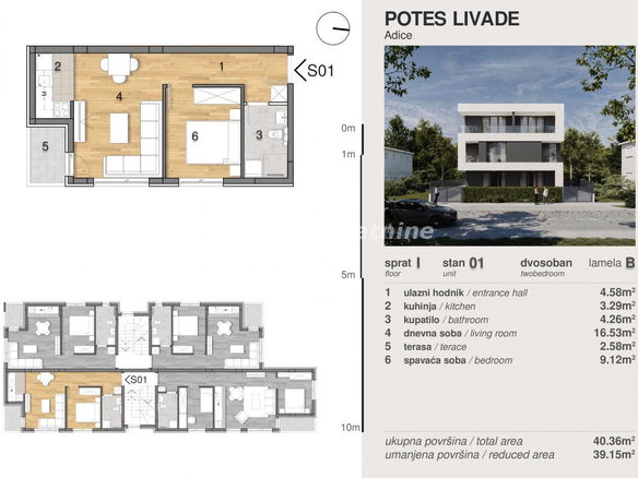Stan Prodaja Novi Sad  39.16 m2
