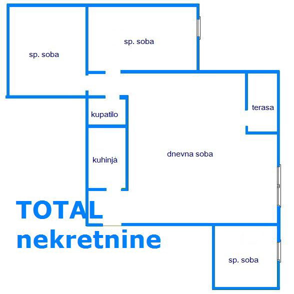 Stan Prodaja Novi Sad  102 m2