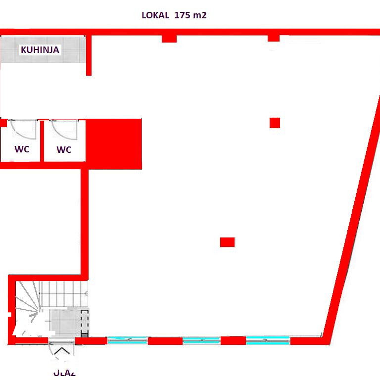 Lokal na prodaju, Podbara, Novi Sad, 175m², 324.450 €
