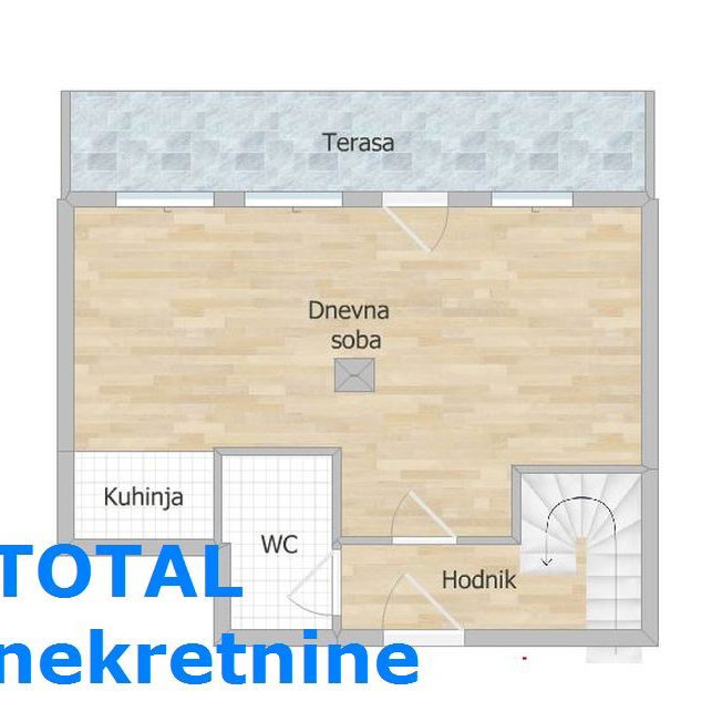 Trosoban stan na prodaju, Petrovaradin, Novi Sad, 68m², 133.900 €