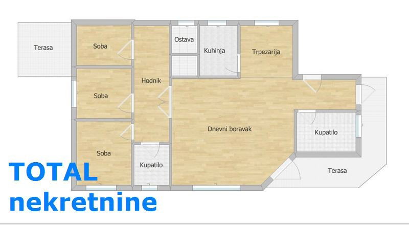Četvorosoban stan na prodaju, Adice, Novi Sad, 144m², 163.150 €