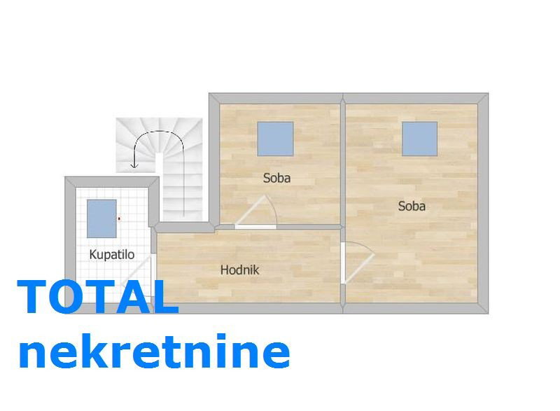 sprat Trosoban stan na prodaju, Petrovaradin, Novi Sad, 68m², 133.900 €
