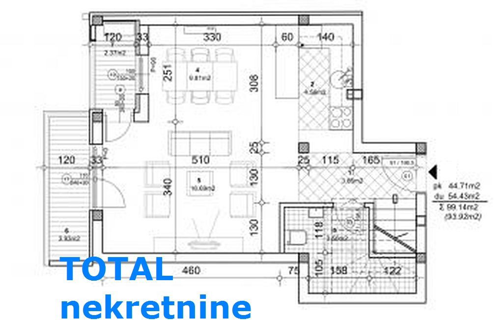 Četvorosoban stan na prodaju, Telep, Novi Sad, 94m², 190.350 €