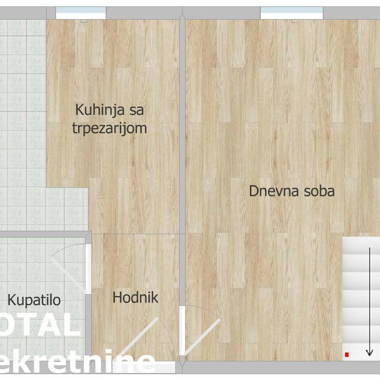 Jednoiposoban stan na prodaju, Adice, Novi Sad, 36m², 65.000 €