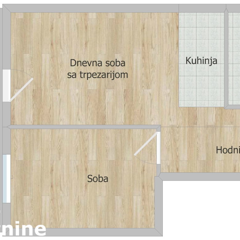 Jednoiposoban stan na prodaju, Grbavica, Novi Sad, 36m², 95.000 €