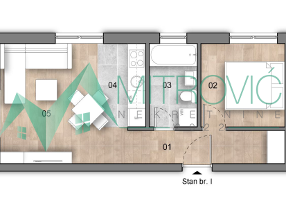 Stan Prodaja Novi Sad  36 m2