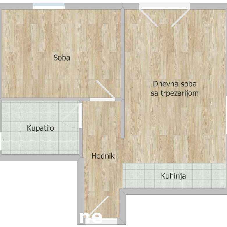 Jednoiposoban stan na prodaju, Klisa, Novi Sad, 38m², 77.490 €