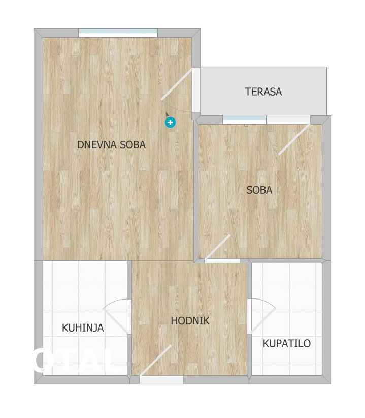 Jednoiposoban stan na prodaju, Bulevar Patrijarha Pavla, Novi Sad, 45m², 135.000 €