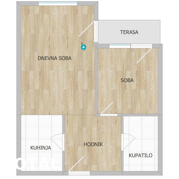 Jednoiposoban stan na prodaju, Bulevar Patrijarha Pavla, Novi Sad, 45m², 135.000 €