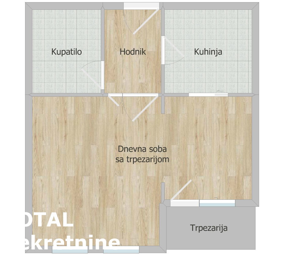 Jednoiposoban stan na prodaju, Centar, Novi Sad, 37m², 110.000 €