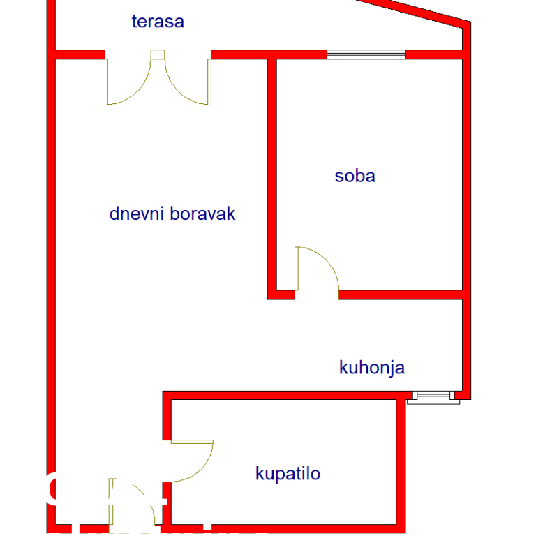 Jednoiposoban stan na prodaju, Grbavica, Novi Sad, 29m², 105.000 €