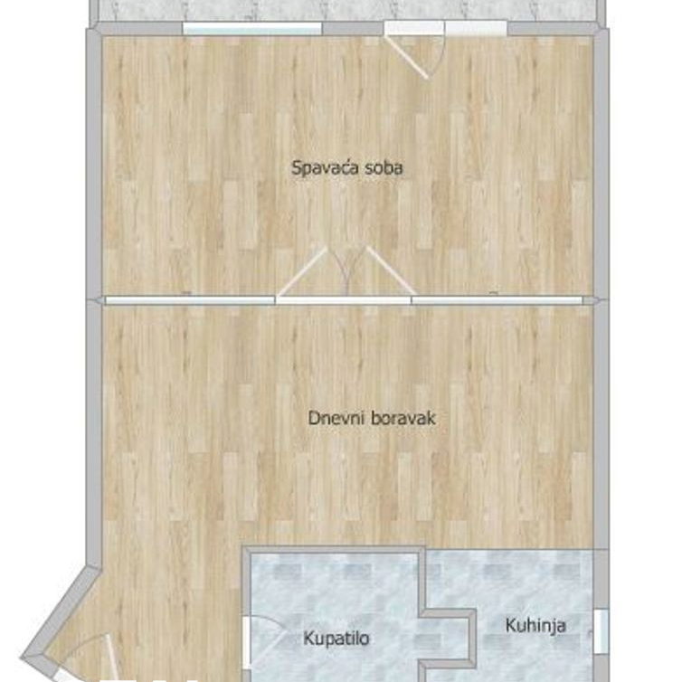 Jednoiposoban stan na prodaju, Grbavica, Novi Sad, 53m², 140.400 €