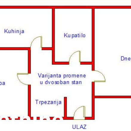 Jednosoban stan na prodaju, Šarengrad, Novi Sad, 46m², 115.000 €