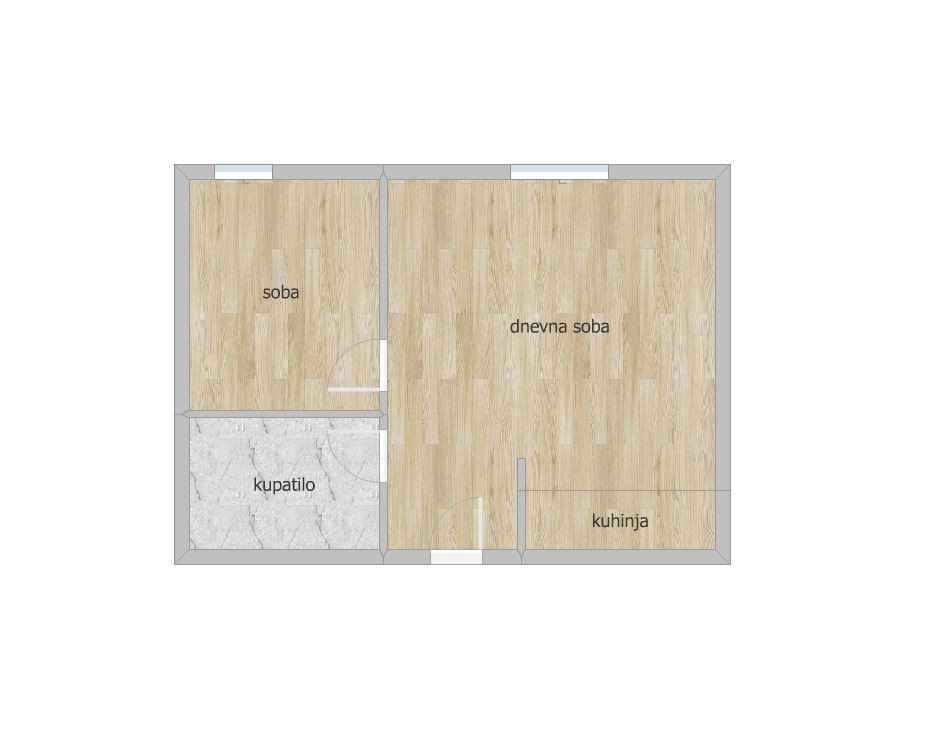 Jednoiposoban stan na prodaju, Podbara, Novi Sad, 28m², 90.000 €