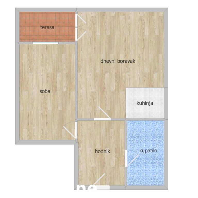 Jednoiposoban stan na prodaju, Sajmište, Novi Sad, 36m², 129.000 €
