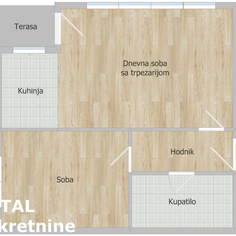 Dvosoban stan na prodaju, Telep, Novi Sad, 46m², 143.000 €